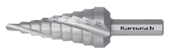 Ступенчатое сверло Ø 4-20 мм, Karnasch, арт. 21.3005