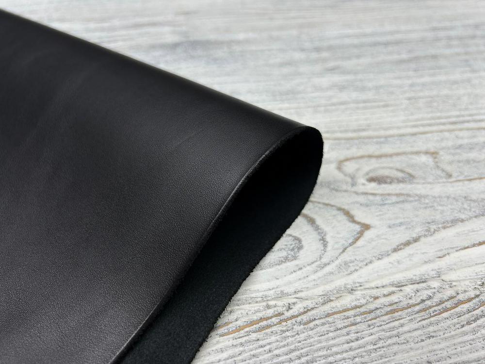 Odessa Lux Nero (1,1-1,3 мм), цв. Черный, натуральная кожа