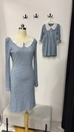 Вязаные платья мама+дочка