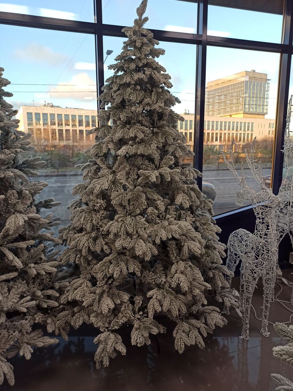 Заснеженная елка «Камчатская» (Литая+пвх) от 1.2 м до 5 м