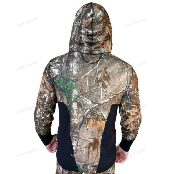 Куртка с капюшоном на молнии Black+RealTree (L)