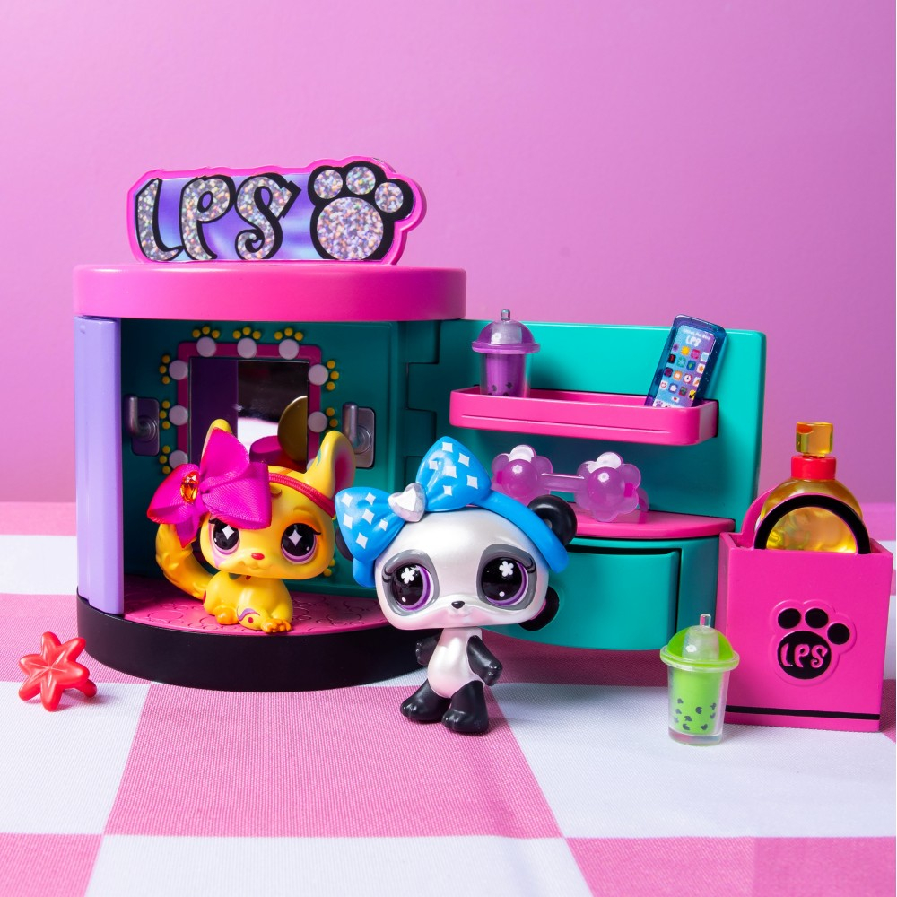 Littlest Pet Shop - Стильный бутик Набор с тремя животными 3-ПАК + аксессуары LPS00722