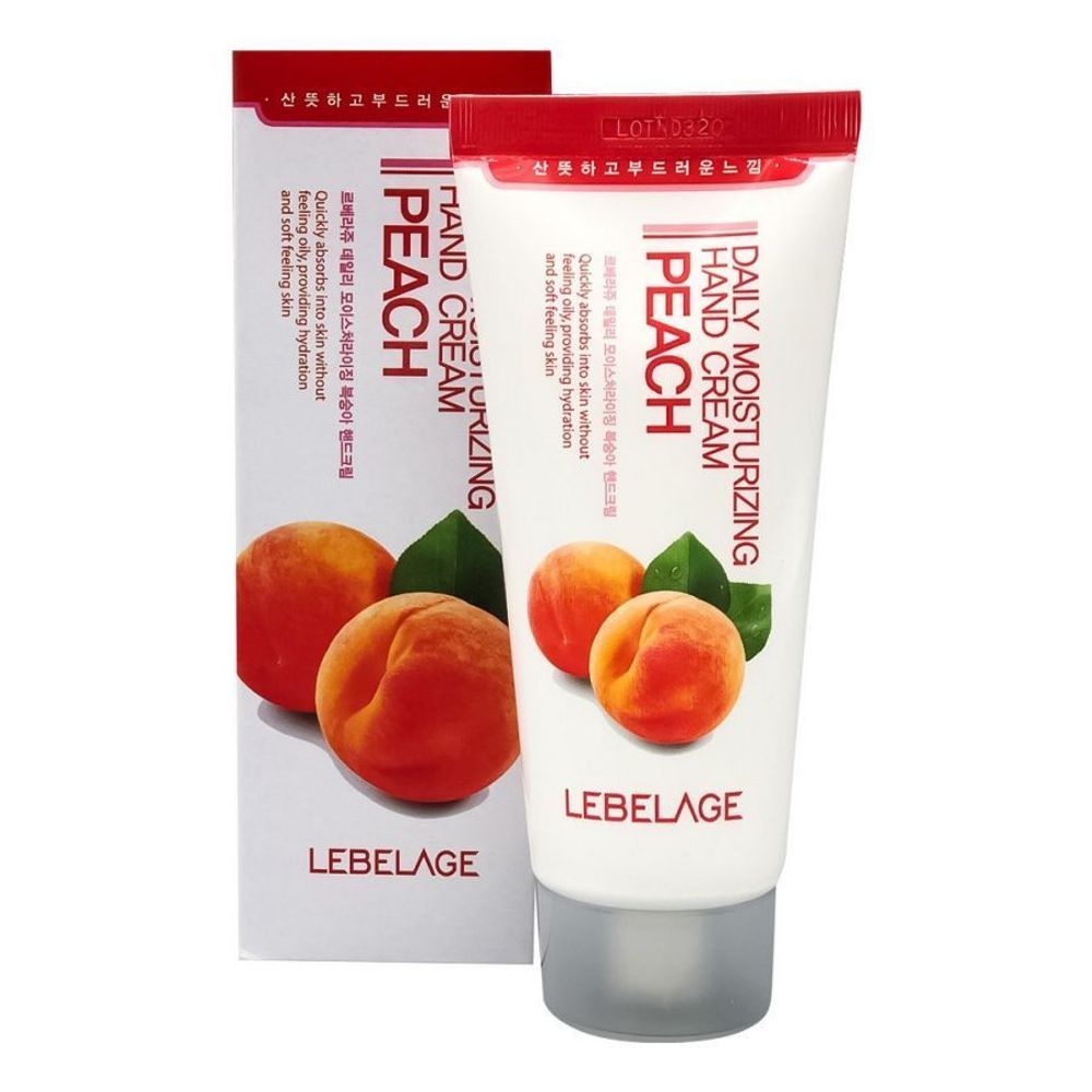 Крем для рук с экстрактом персика LEBELAGE Daily Moisturizing Peach Hand Cream100 мл