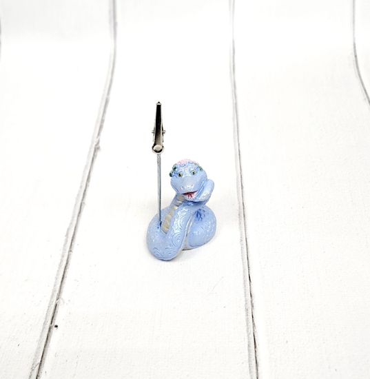 Держатель "Змейка", синяя