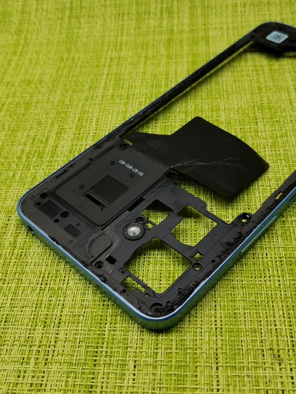 Xiaomi Redmi Note 12 4G (23021RAA2Y)/ (23021RAAEG) / Средняя часть корпуса + NFC Антенна (ORIG-SP)