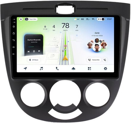 Магнитола для Chevrolet Lacetti хэтчбек (кондиционер) - Teyes CC4L монитор 9" IPS на Android 14, Snapdragon 662, CarPlay, 4G SIM-слот