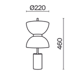 Настольная светодиодная лампа Maytoni Memory MOD178TL-L11GR3K