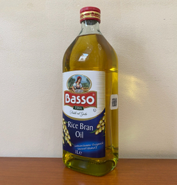 Масло рисовое рафинированное BASSO 1 л, Италия
