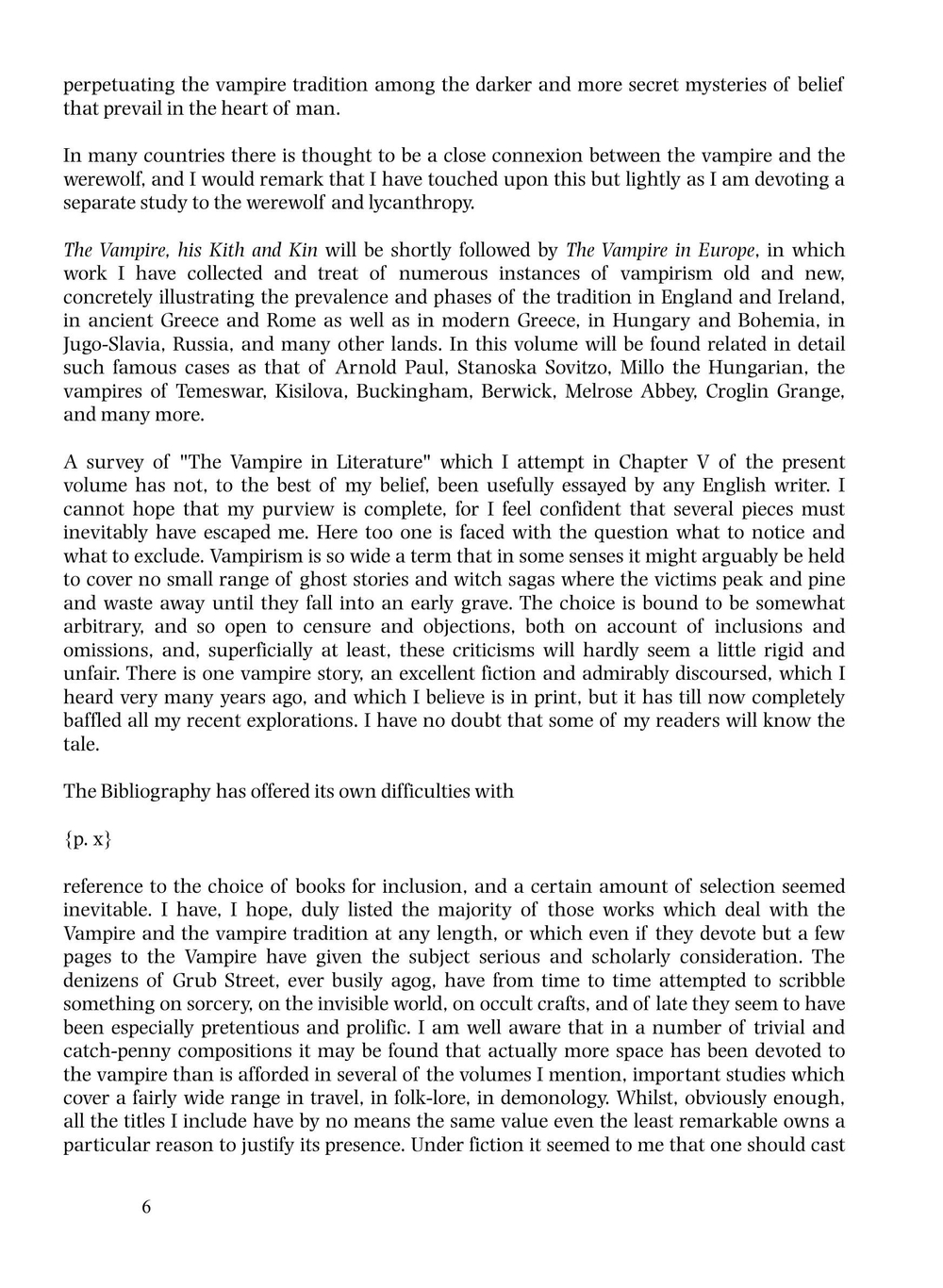 The Vampire, His Kith and Kin | Montague Summers