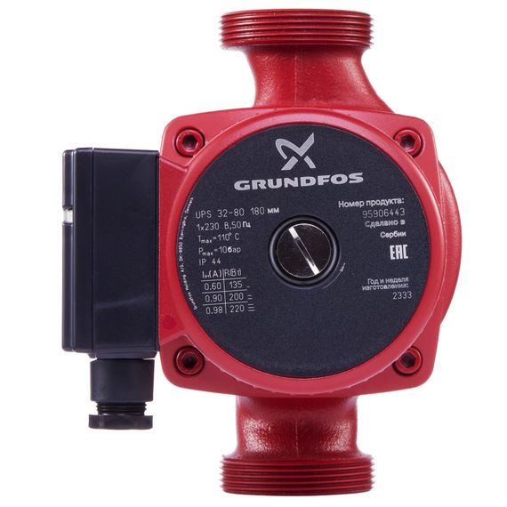 Насос циркуляционный Grundfos UPS 32-80 с гайками — (1)