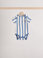 Боди с коротким рукавом для малышей Next E93-287, 3 шт., Бежевый, Мятный, Голубой