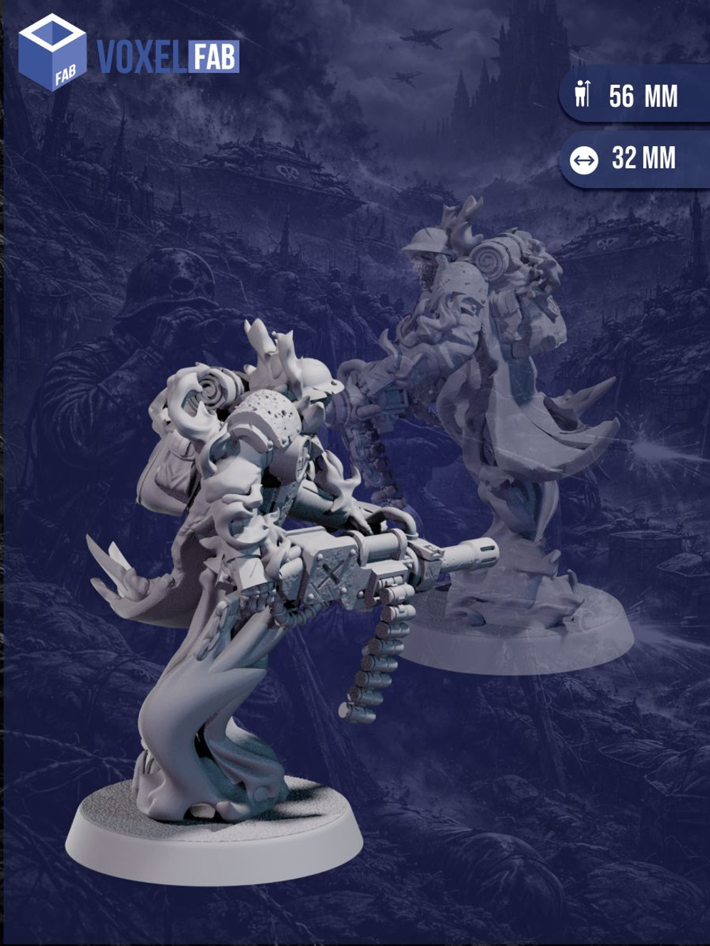 Падщий Страж: Окопный Пулеметчик, миниатюра для Trench Crusade