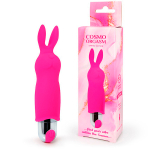 Розовый вибромассажер с 10 режимами вибрации 12,5см Bior Toys Cosmo Orgasm CSM-23165