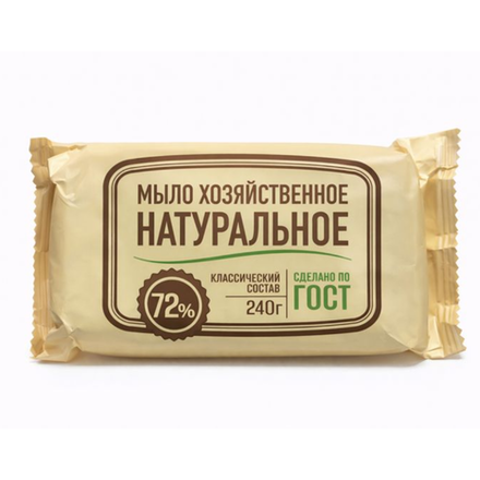 Мыло хозяйственное Натуральное 72% 240 гр