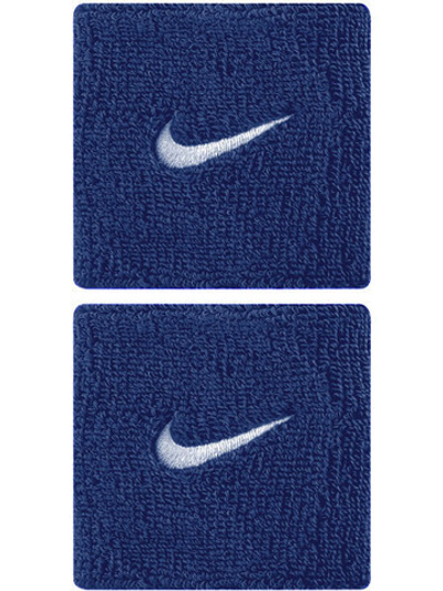 Теннисные напульсники Nike Swoosh Wristbands - Blue