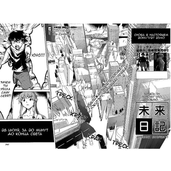 Манга Дневник будущего, том 11