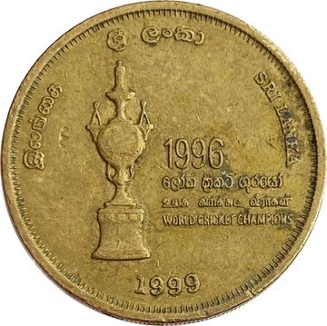5 рупий 1999 Шри-Ланка «Чемпионат Мира по крикету»
