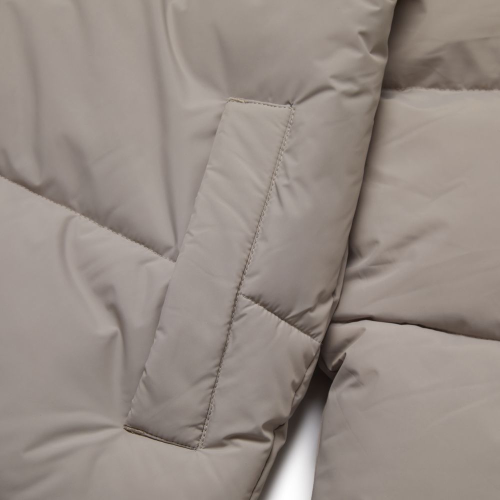 Пуховик ZNY Basic Бежевый