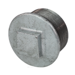 Заглушка чугун оц Ду 40 (1 1/2") НР Fittex PLUS
