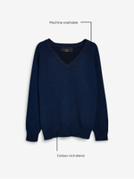 Джемпер школьный для мальчика Next Q90-670, Темно-синий