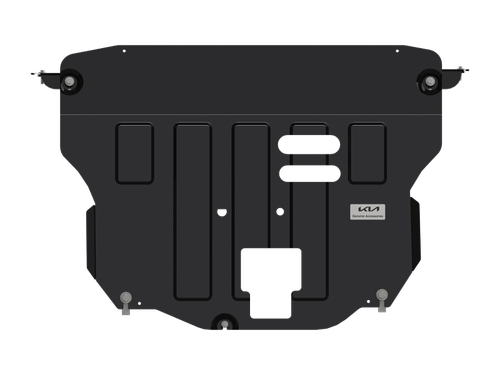 Защита картера двигателя, КПП (2,5 мм, сталь) для Kia Soul 2019-2022 (V = 1.6 MT FWD; 1.6 T-GT DCT FWD; 2.0 AT FWD) Sheriff.11.4206 CP