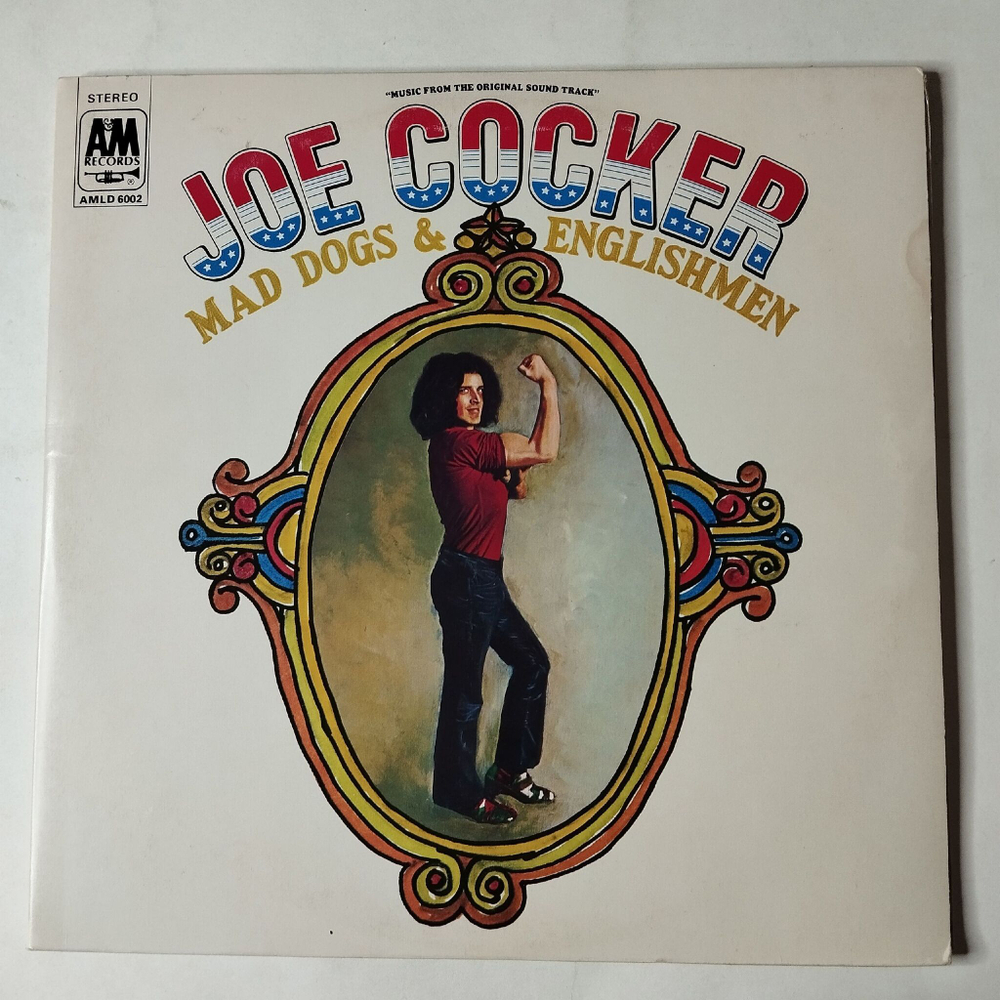 Винтажная виниловая пластинка LP Joe Cocker Mad Dogs and Englishmen (UK 1974)