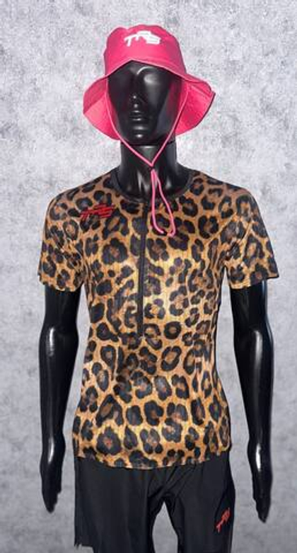 Футболка для бега TRS Leopard w