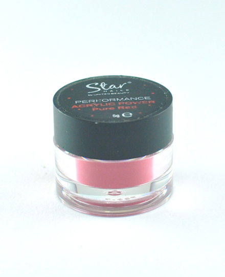 Акриловая пудра "Перформанс" красная 5г