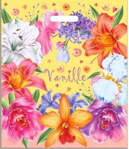 Пакеты с вырубной ручкой "Ваниль" 40х47+6см 45мкм (50/500шт)