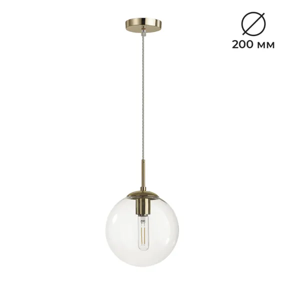 6509/1B SUSPENTIONI LN26 409 золотой Подвес E27 1*60W 220V SUMMER
