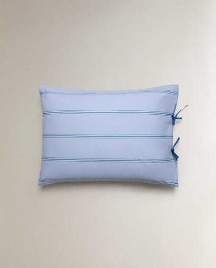 ZARA HOME ДЕТСКАЯ НАВОЛОЧКА В ПОЛОСКУ, СИНИЙ