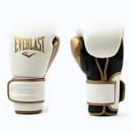 Боксёрские перчатки Everlast Powerlock 2 white/gold