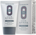 YU.R Крем солнцезащитный с гидролизованным коллагеном - Clear sun block collagen SPF 50+, 30мл