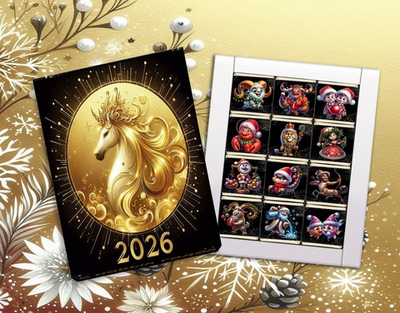 Шокобокс Гороскоп на 2026г, 12 конфет