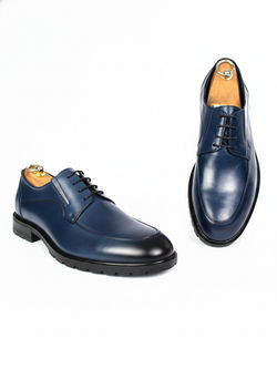 Полуботинки синего цвета для строгого городского стиля V598син Vorsh