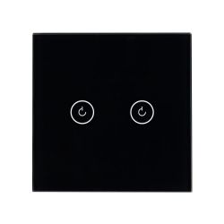 Выключатель сенсорный SWT-OMALI-S02-ZB-BK (250V, 10A, Zigbee) (Arlight, Стекло) 050040