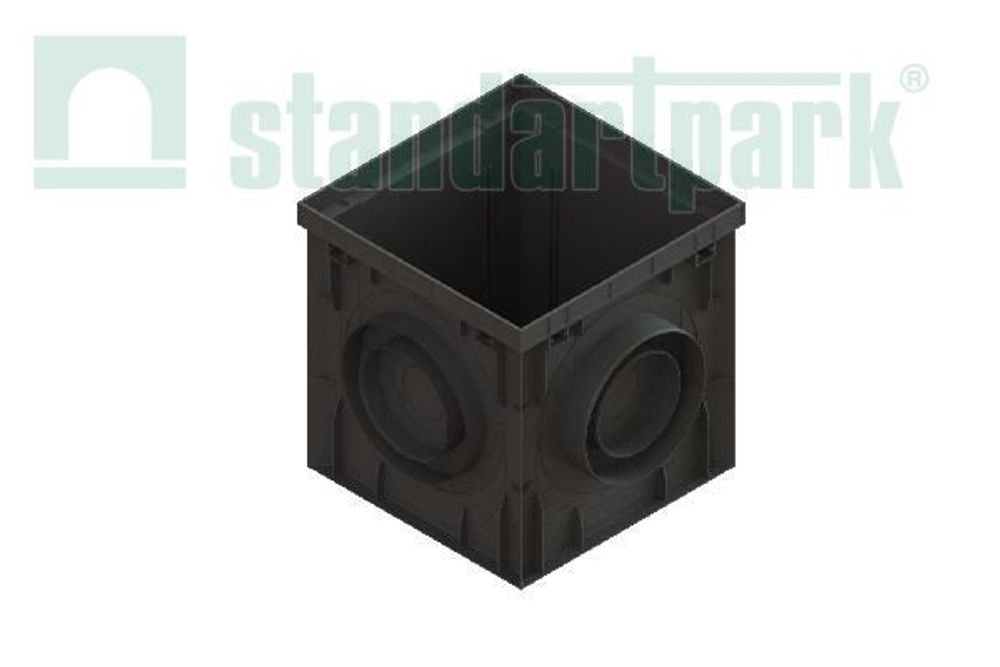 Дождеприемник PolyMAX Basic ДП-30.30 пластиковый черный (Арт. 8370-м)