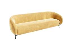 Belt Диван трёхместный BLT-3 Kardif 14/Металл Черный 2210*850*730