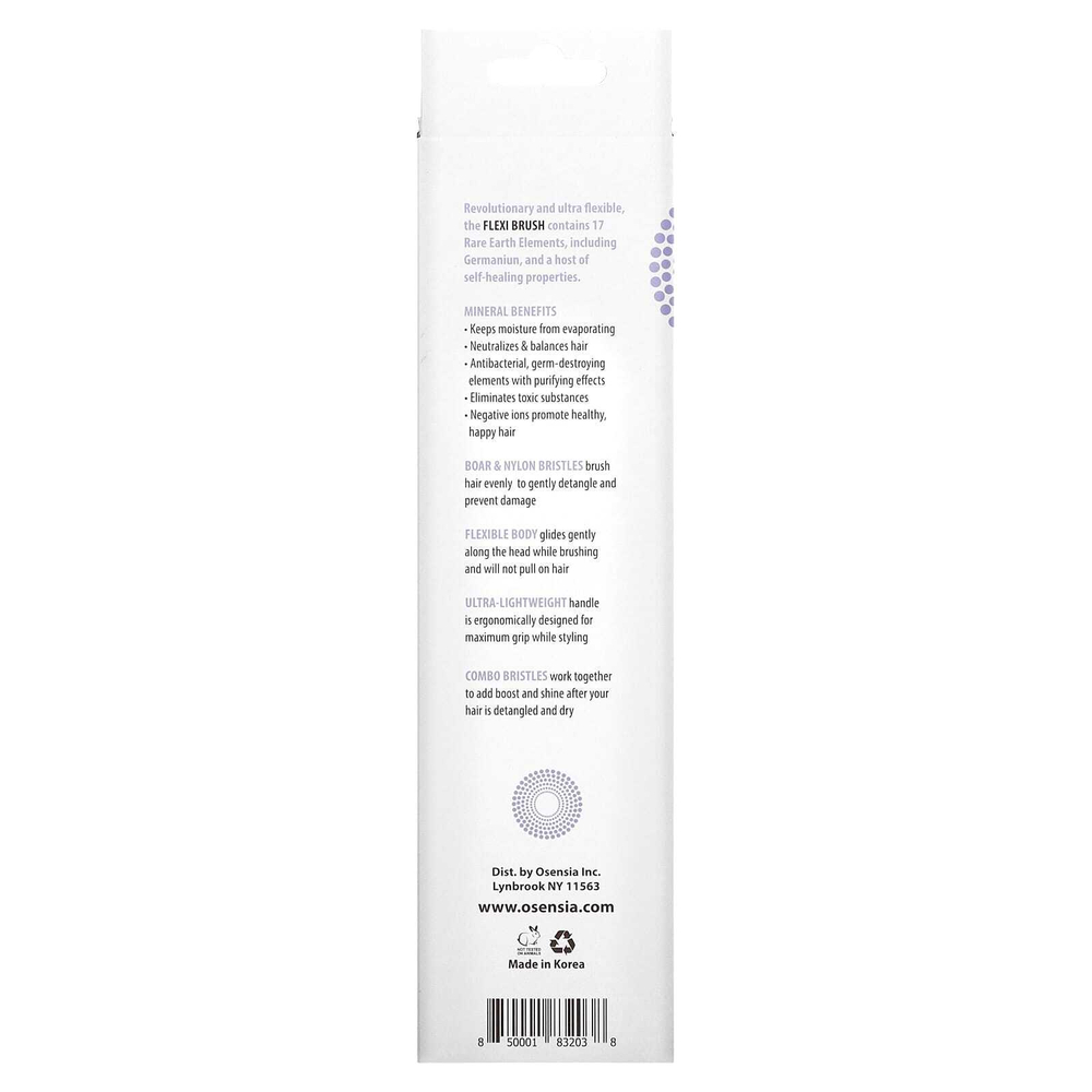 Osensia, Flexi Brush, щетина из кабана и нейлона, 1 шт.
