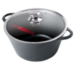 Кастрюля алюминий, антиприг, 3 л, с крыш, Горница, Классик, к2433а