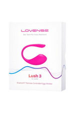 Виброяйцо LOVENSE Lush 3, силикон, розовый, 18 см