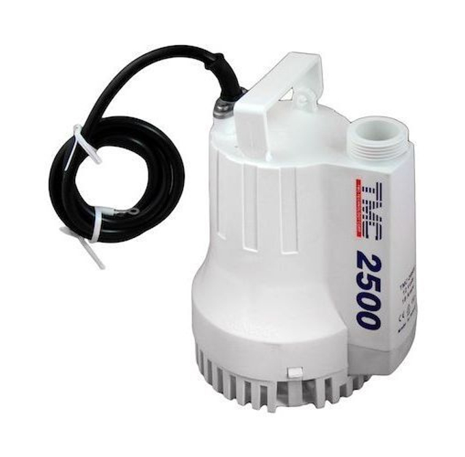 Помпа осушительная, 12 В, 2500GPH (9462.5 л/ч)