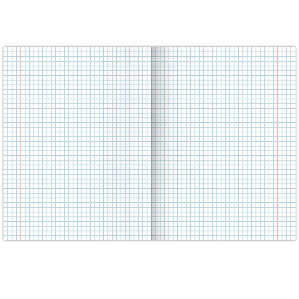 Тетрадь А5, 96 л., BRAUBERG, скоба, клетка, глянцевая ламинация, "Color Stripes", 404430