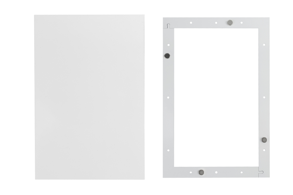 Люк съемный на магнитах 200х300мм накладной белый