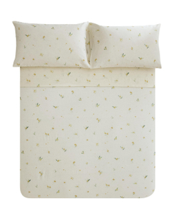 Пододеяльник Zara Home, лён 55%, хлопок 45%, с цветочным принтом, 7116/088