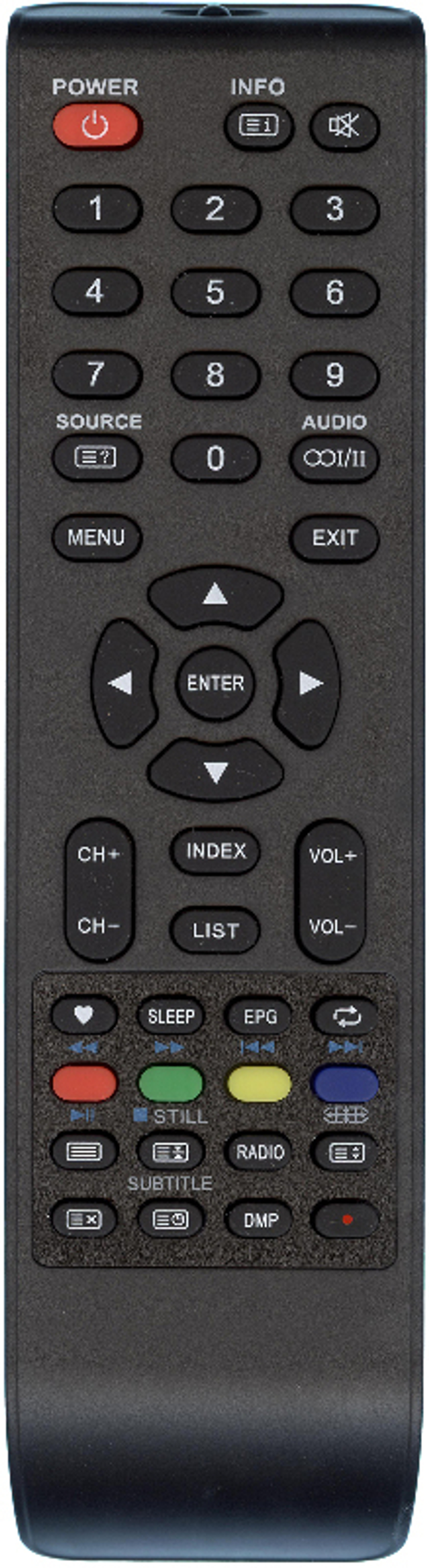 Пульт  для телевизора DEXP JKT-62C (H20C3200C)