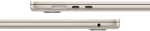 Ноутбук  Apple Macbook Air 15 (2025) 15.3 ", M, 16 Гб RAM, 256 Гб SSD, M4 10-Core GPU, Золотистый