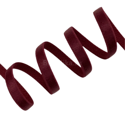 Бретелечная резинка бордовая 5 мм