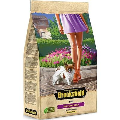Сухой корм BROOKSFIELD Adult Dog Small Breed для собак мелких пород с говядиной и рисом, Пакет 1,5 кг