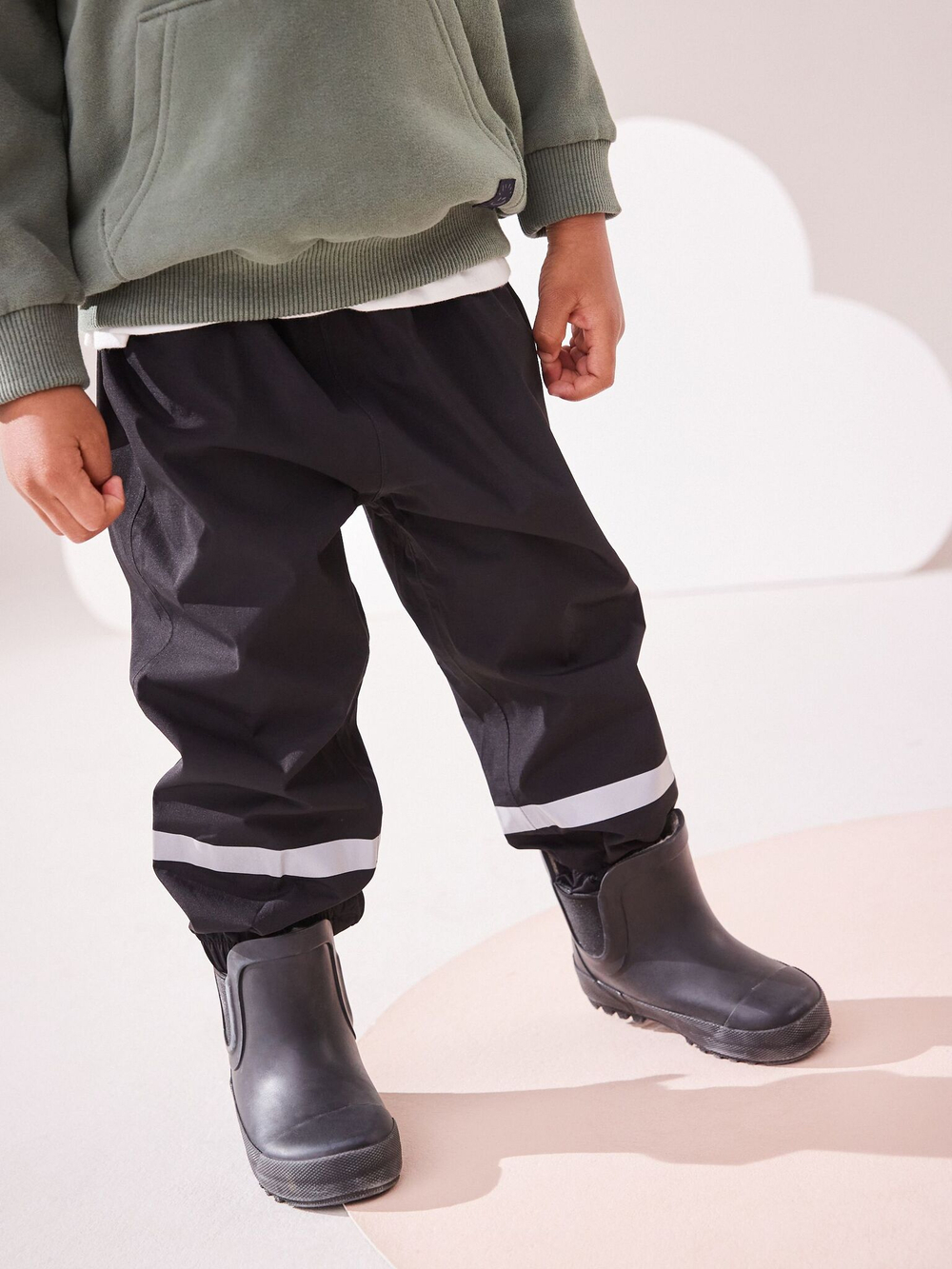 Брюки непромокаемые для мальчика Next 155-618, Черный